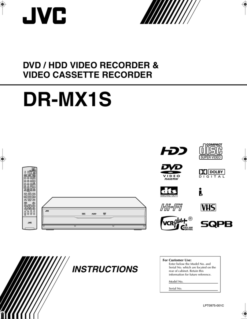 JVC DR-MX1SEF User manual