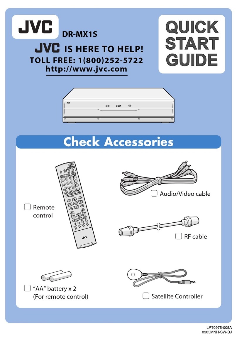 JVC DR-MX1SEF User manual