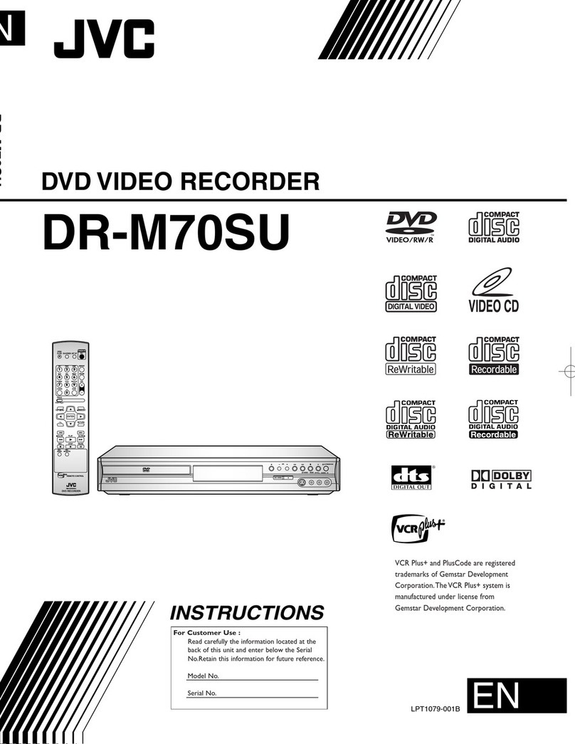 JVC DR-M70SEK User manual