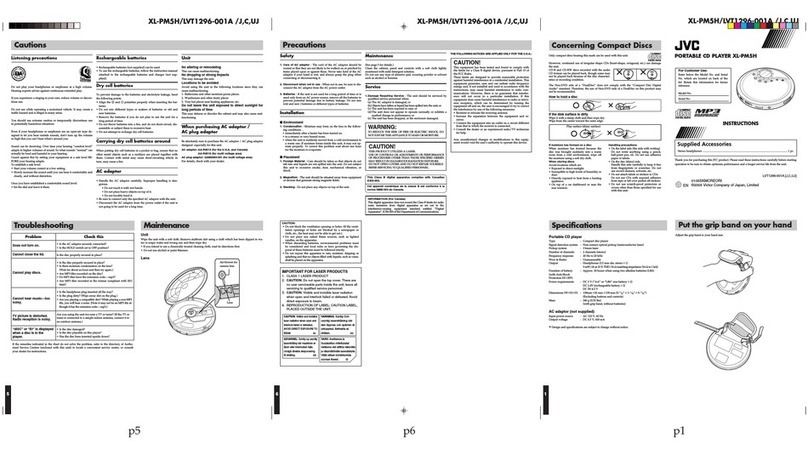 JVC XL-PM5HC User manual