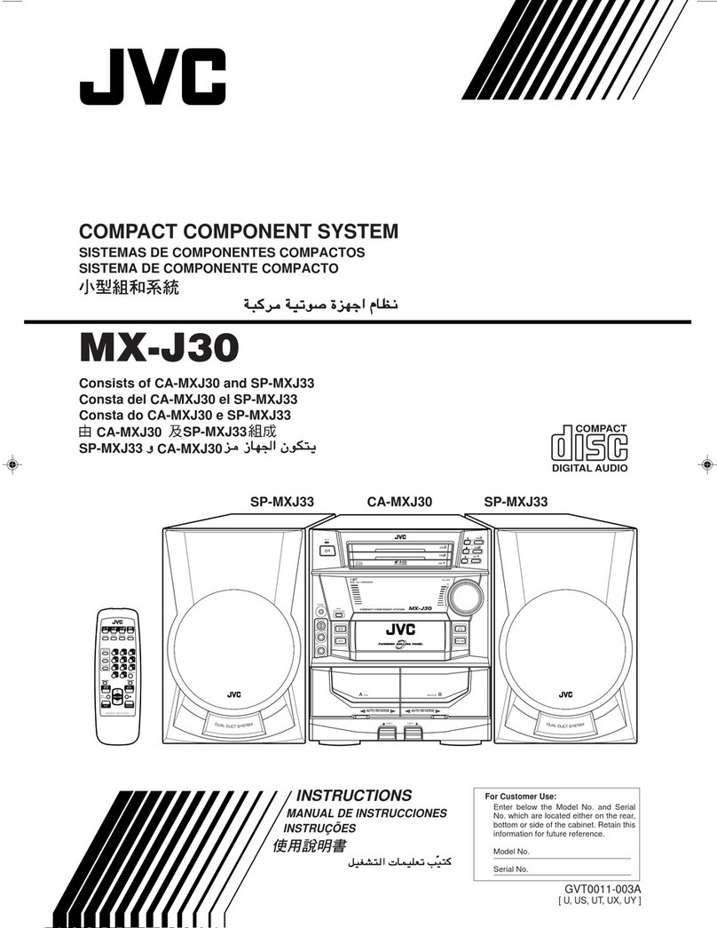 JVC SP-MXJ33U instructions
