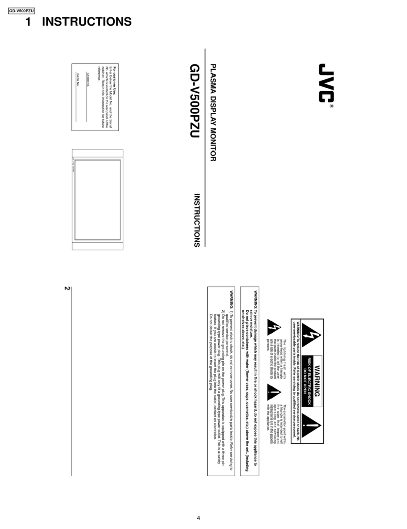 JVC GD-V500PZU User manual