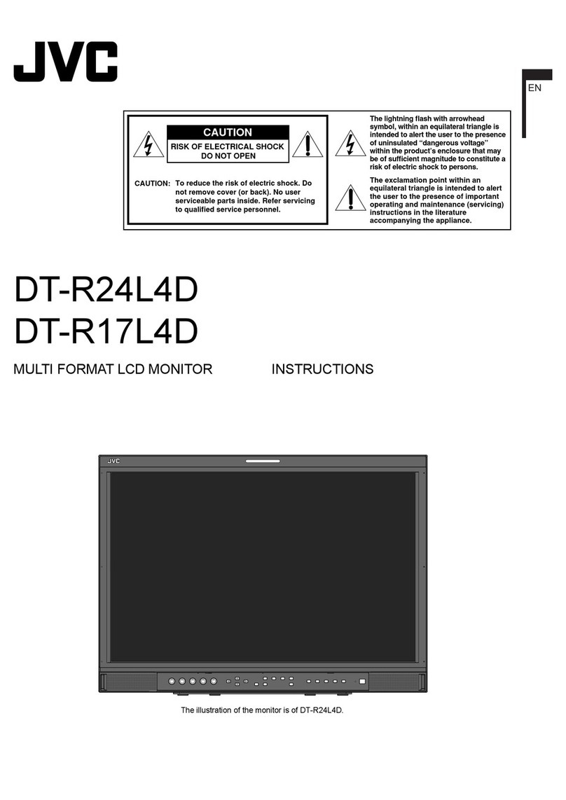 JVC DT-R17L4DU - Studio Monitor W/hdsdi User manual