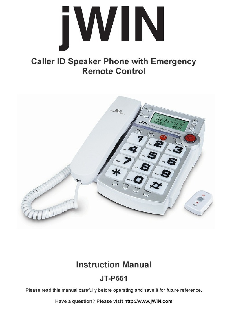 jWIN JT-P551 User manual