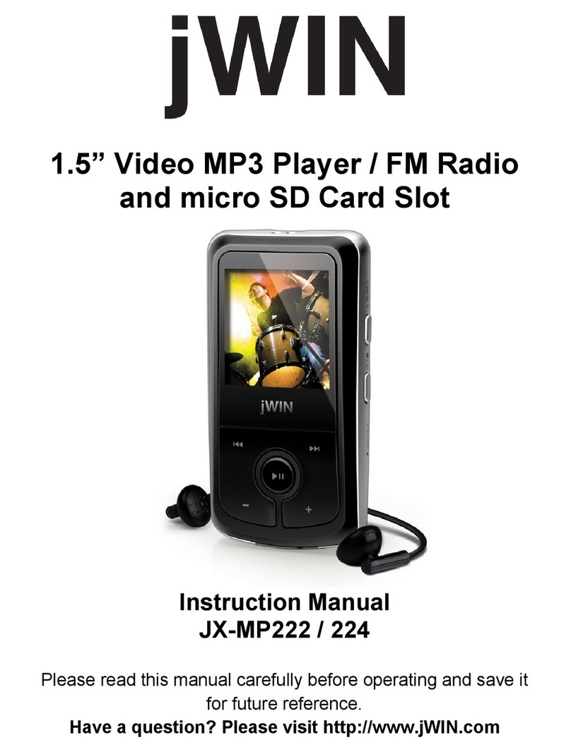 jWIN JX-MP222 User manual