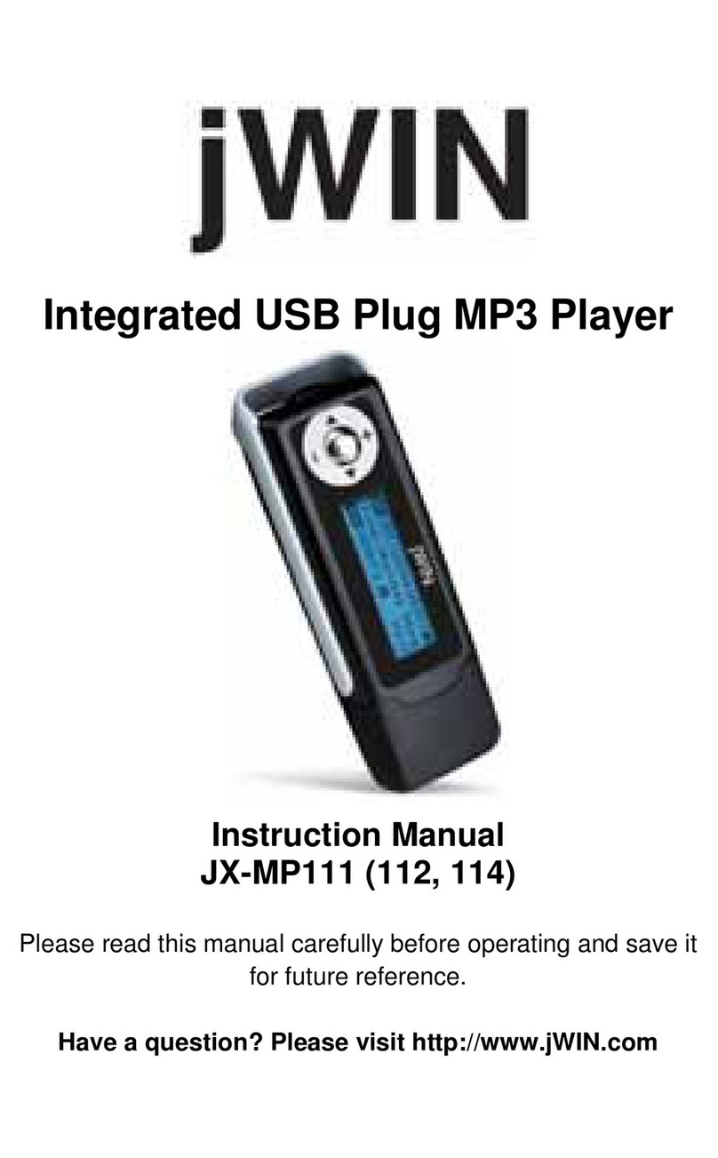 jWIN JX-MP111 instruction manual