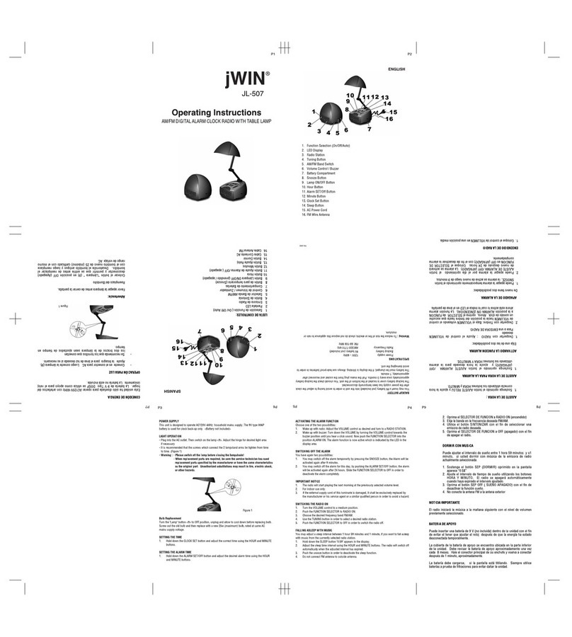 jWIN JL-507 User manual