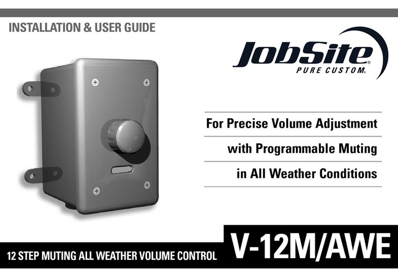 Jobsite V-12M/AWE User manual
