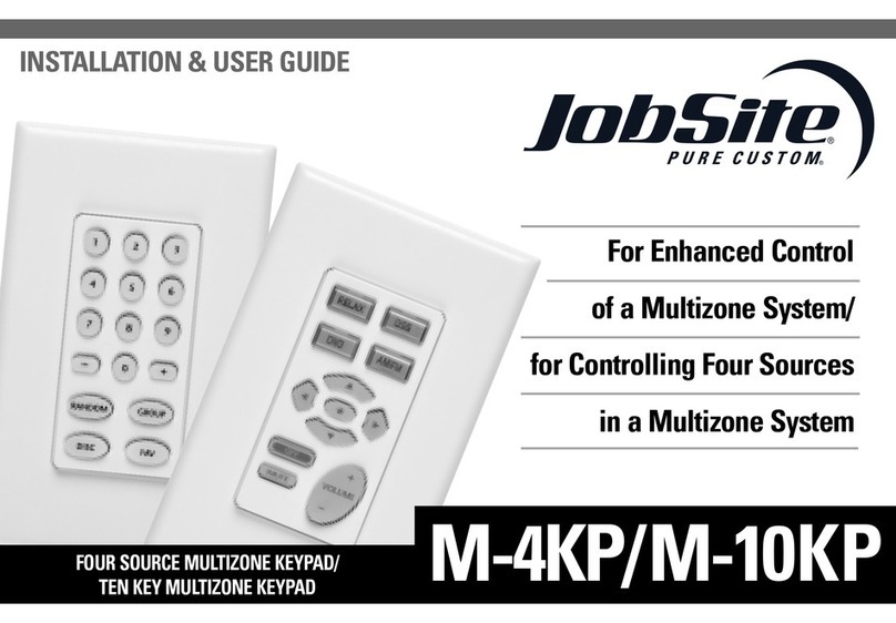 Jobsite M-10KP Installation & user guide