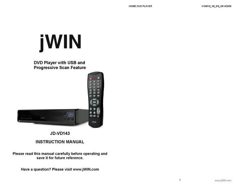 jWIN JD-VD143 instruction manual
