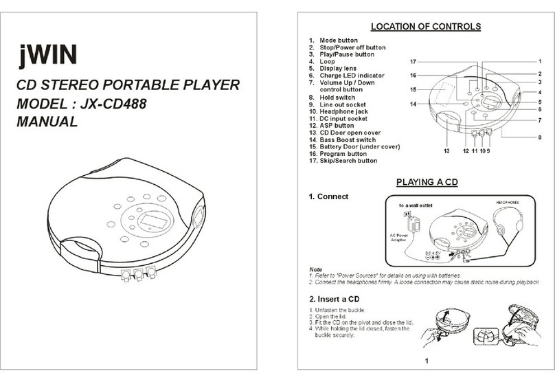 jWIN JX-CD488 manual