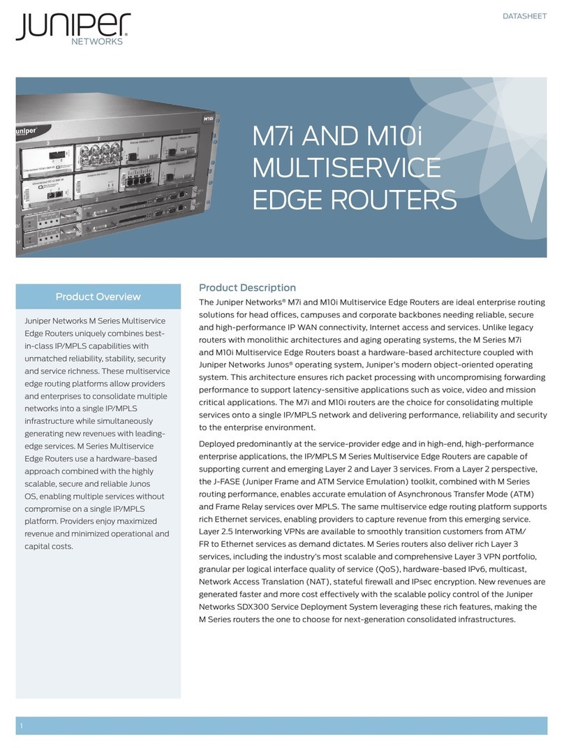 Juniper M10i datasheet