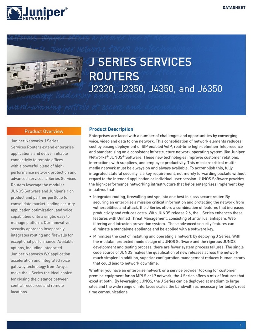 Juniper J2320 User manual