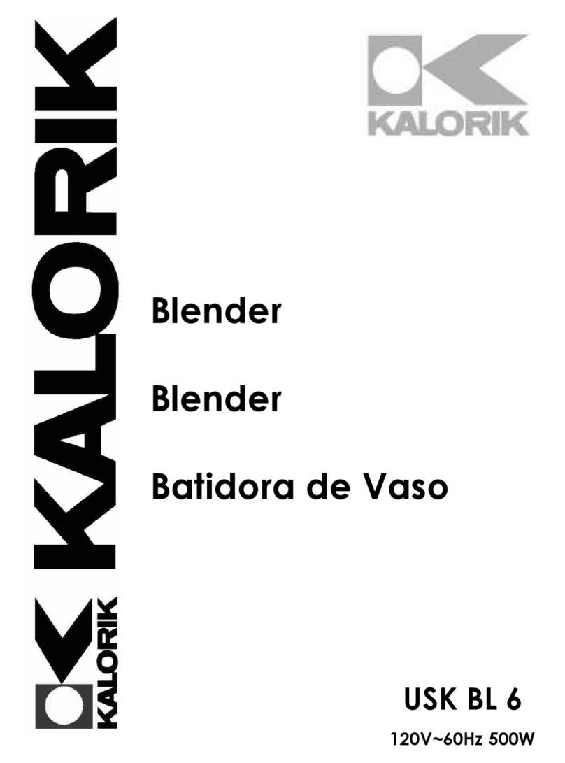 Kalorik USK BL 6 operating instructions