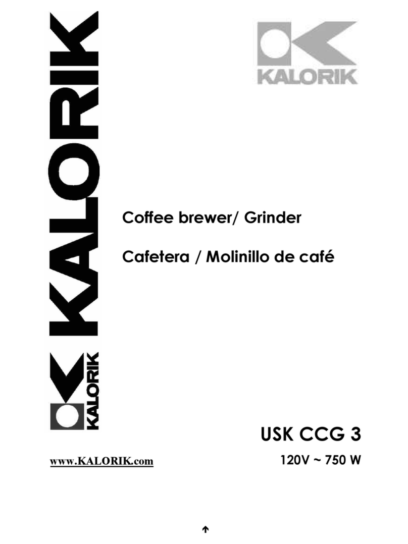 Kalorik USK CCG 3 operating instructions