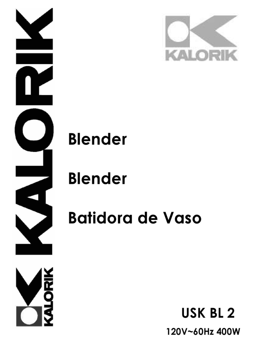 Kalorik USK BL 2 operating instructions