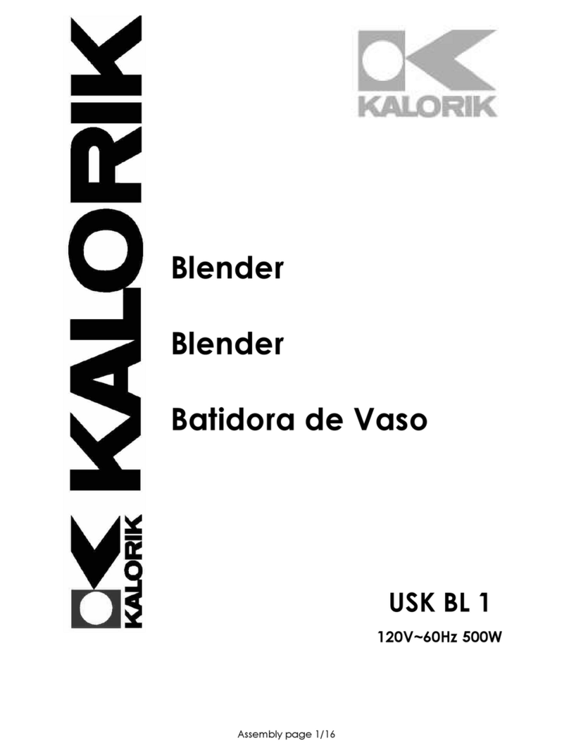 Kalorik USK BL 1 operating instructions