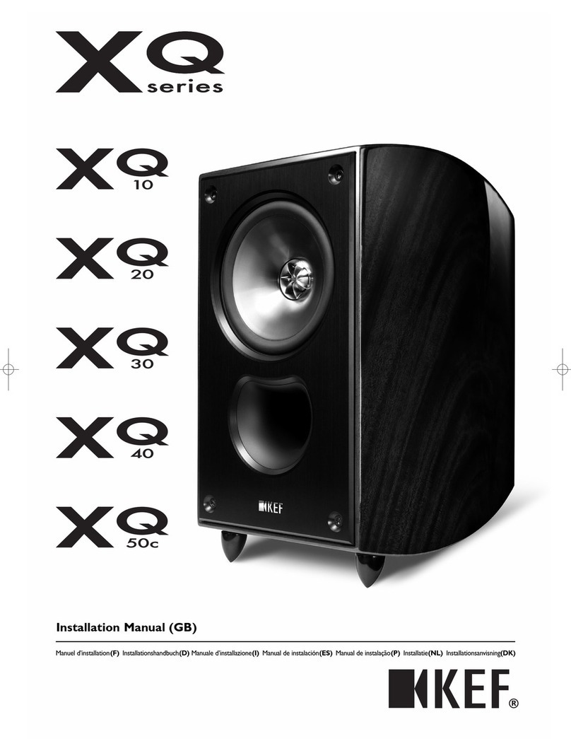 KEF XQ Series XQ60 User manual