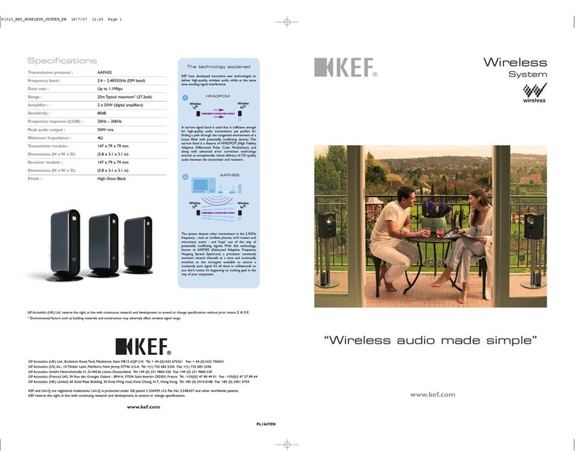 KEF Wireless brochure