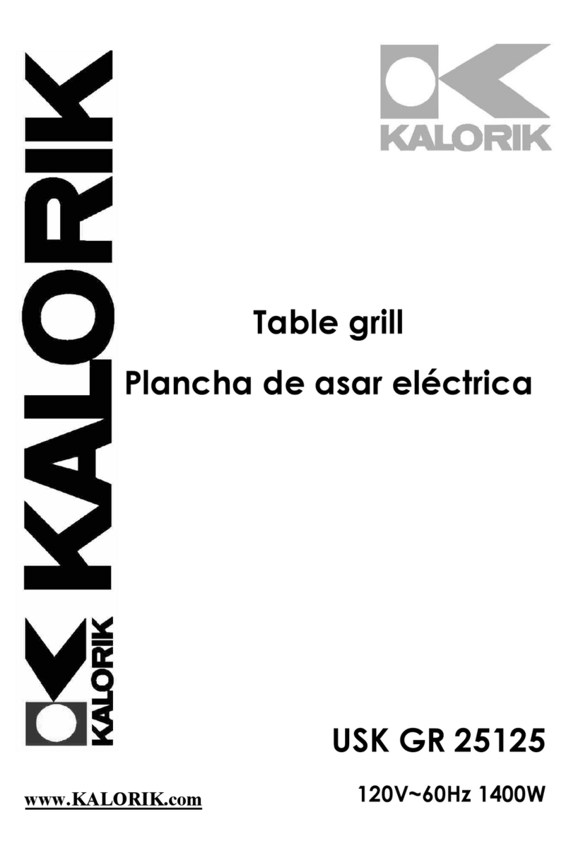 Kalorik USK GR 25125 operating instructions