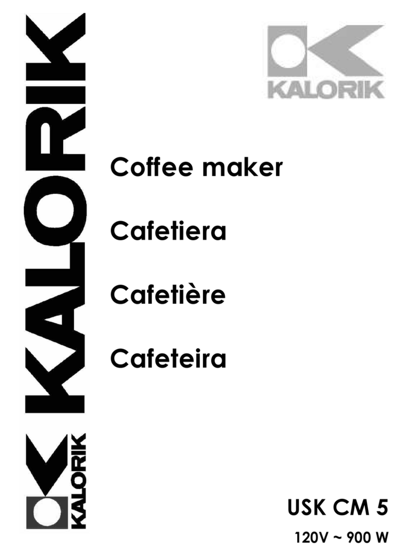 Kalorik USK CM 5 User manual Kalorik USK CM 5 User manual