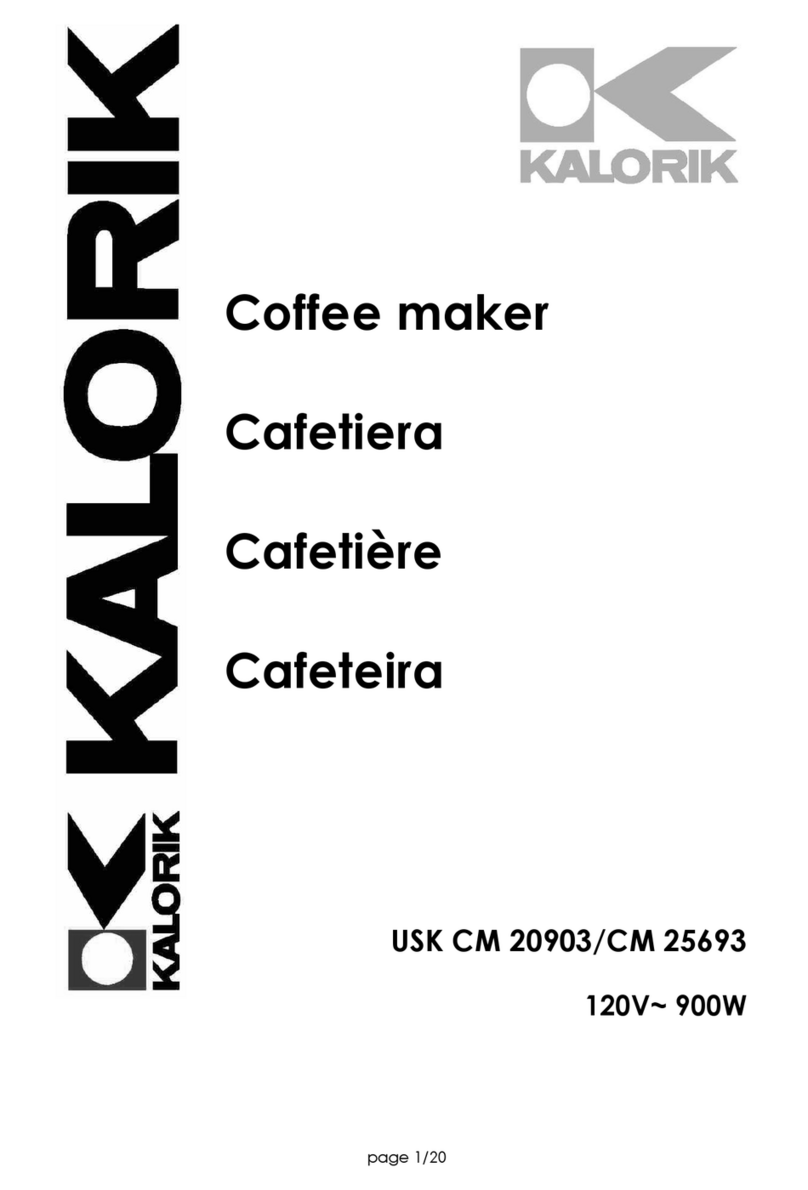 Kalorik USK CM 20903 operating instructions