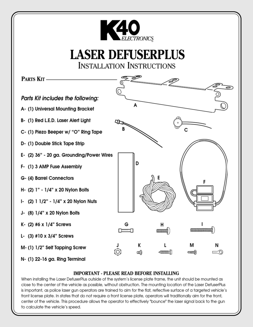 K40 LD5500 User manual