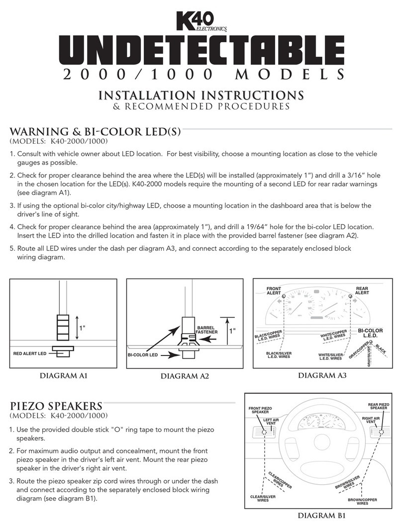 K40 1000 User manual