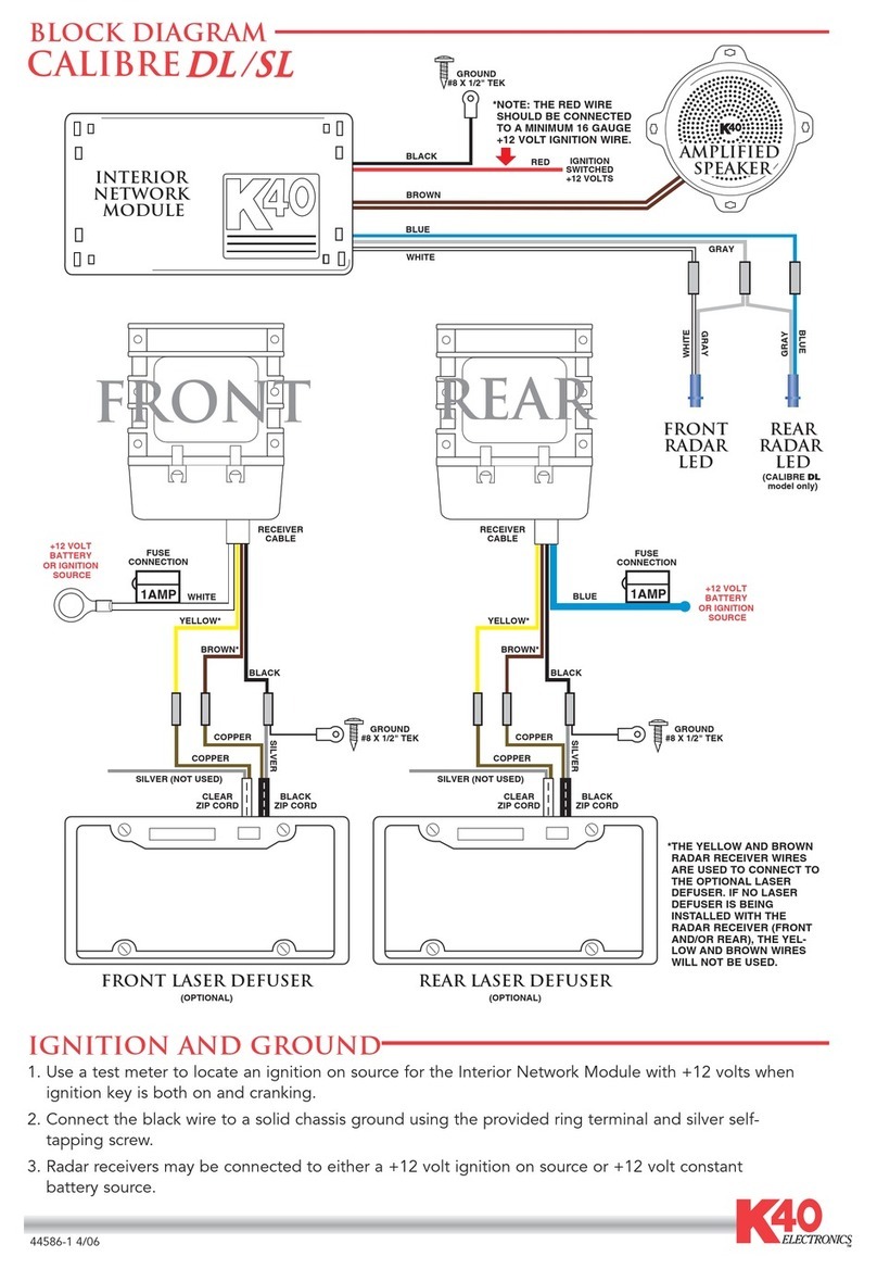 K40 CALIBRE User manual