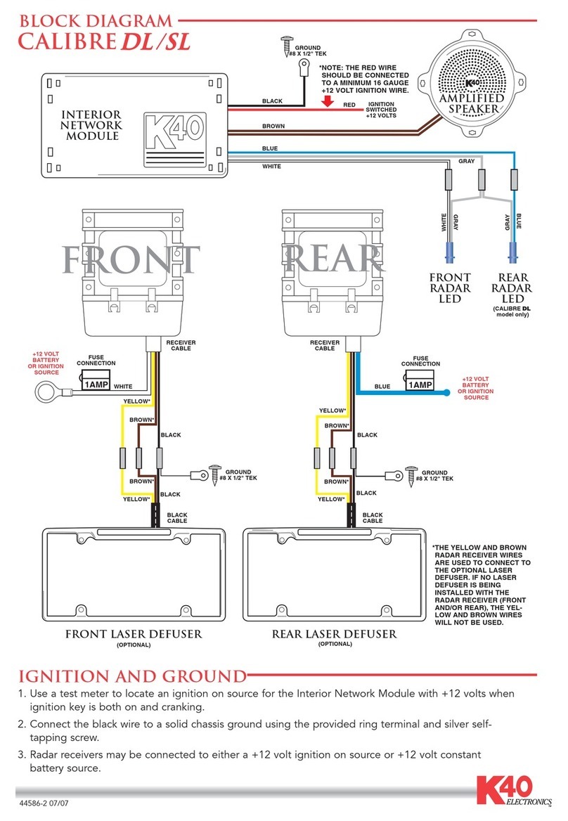 K40 CALIBRE User manual