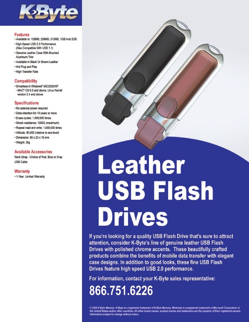 K-Byte Leather 128MB Specifications