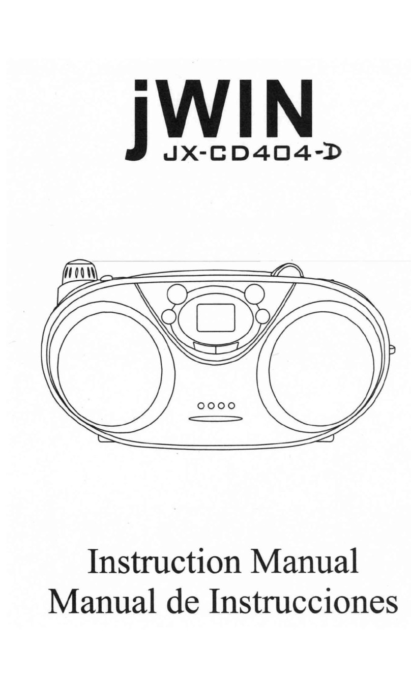 jWIN JX-CD404d instruction manual