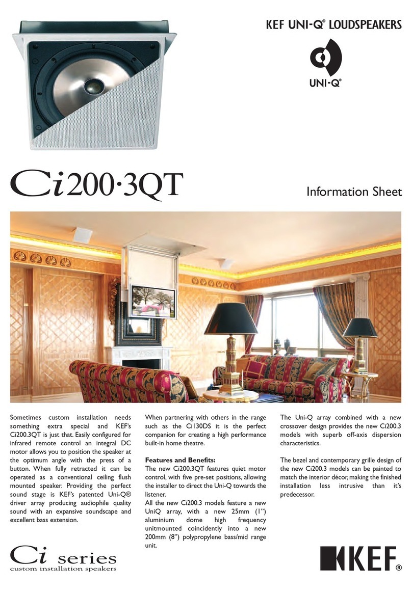 KEF CI200.3QT Manual