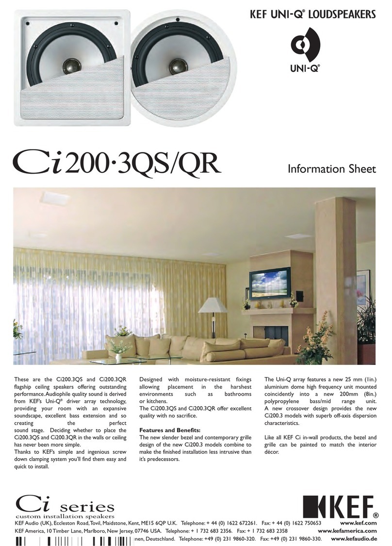 KEF CI200.3QR Manual