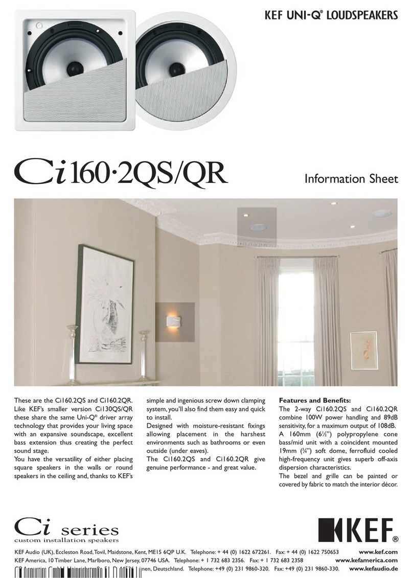 KEF CI160.2QR Manual