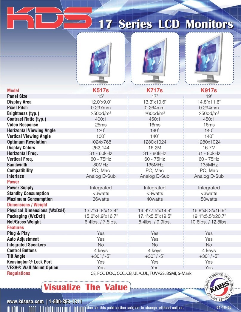 KDS K-717s User manual