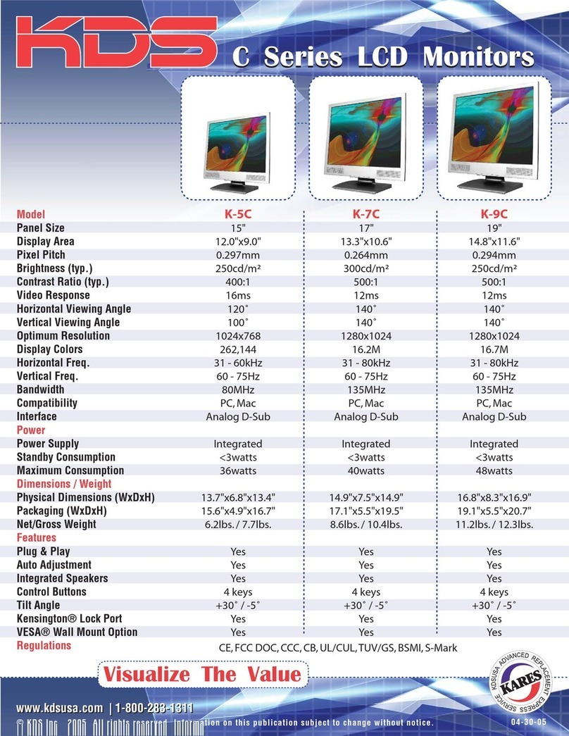 KDS K-5c User manual