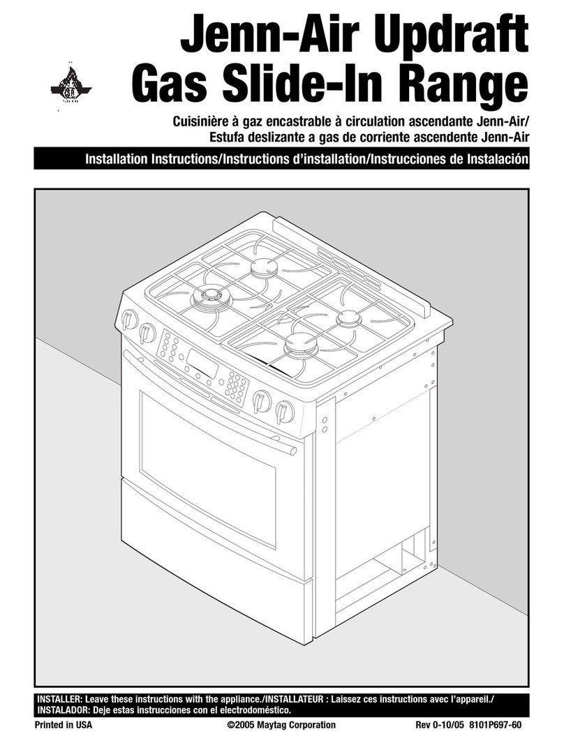 Jenn-Air JGS8750BDB User manual