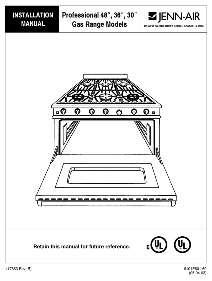 Jenn-Air PRG4810NP installation manual