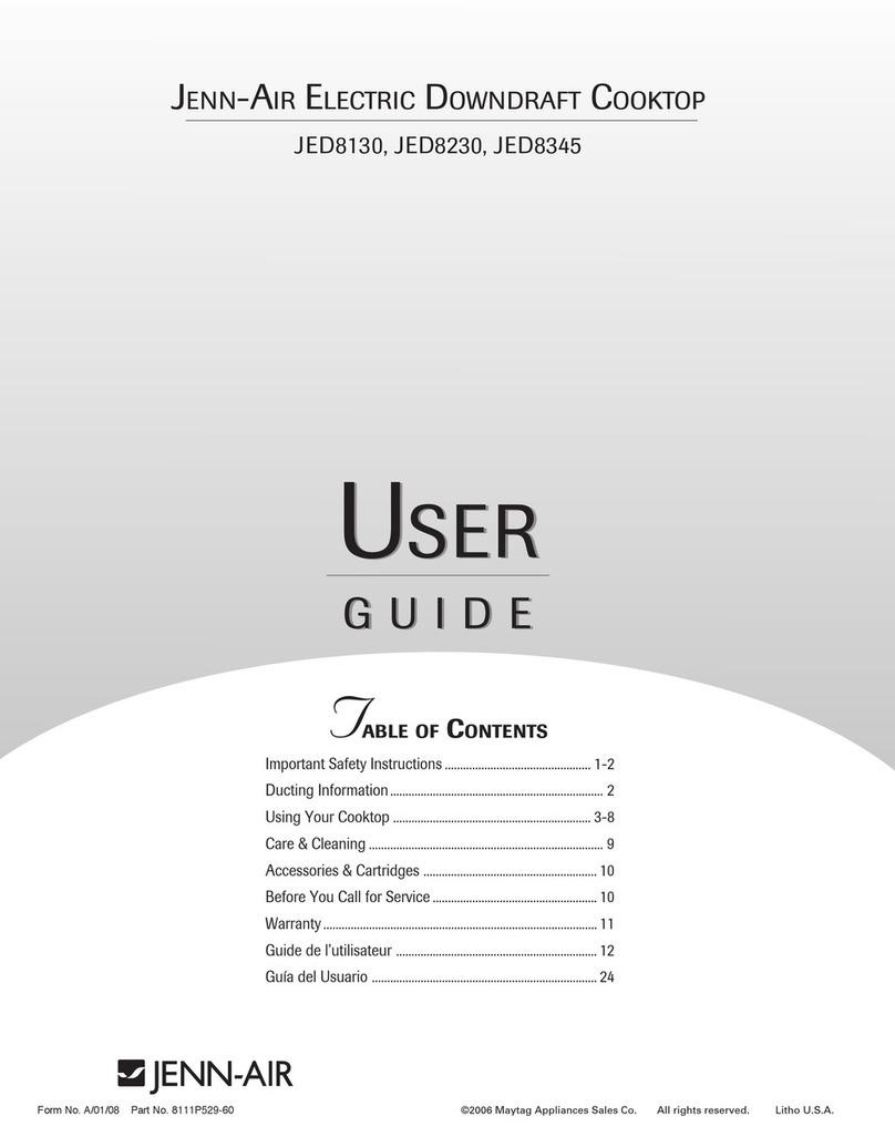 Jenn-Air JED8130ADB User manual