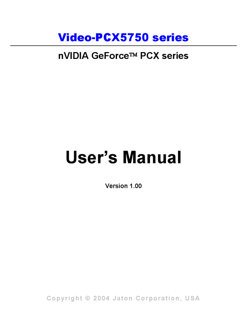 Jaton Video-PCX5750 user manual