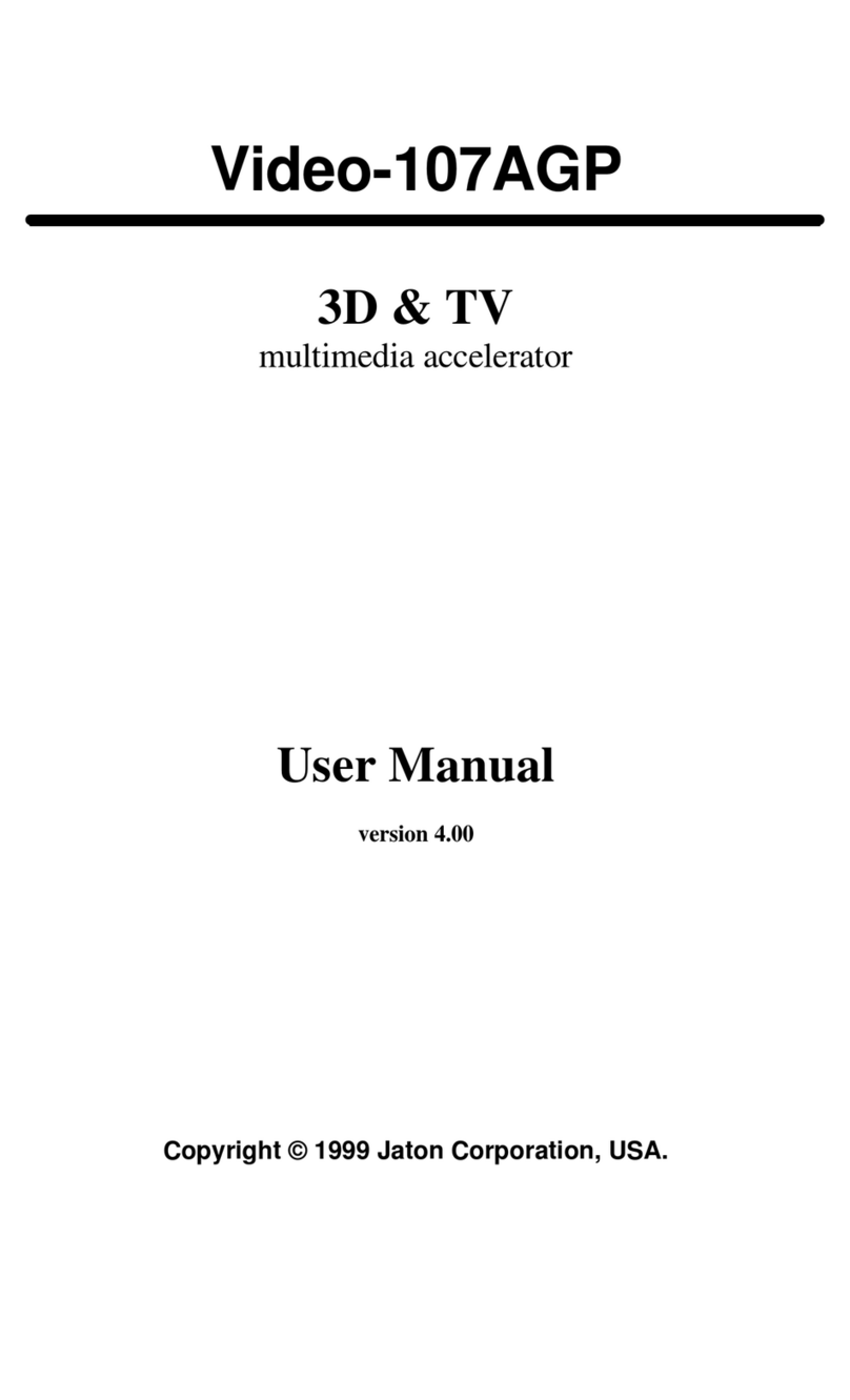 Jaton Video-107AGP3D user manual