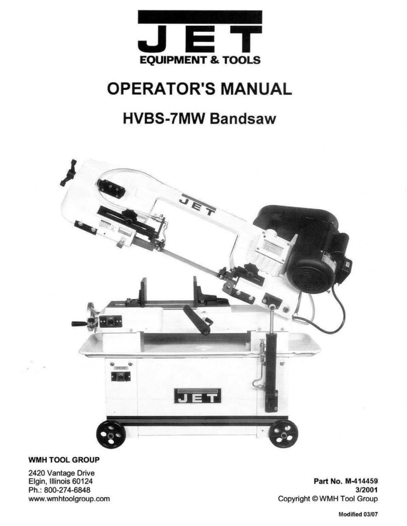 Jet HVBS-7MW User manual