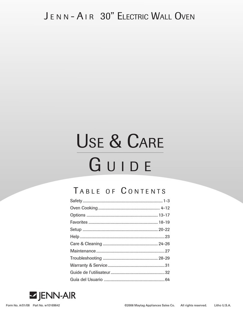 Jenn-Air JMW8530DA Series Use & care guide Jenn-Air JMW8530DA Series Use & care guide