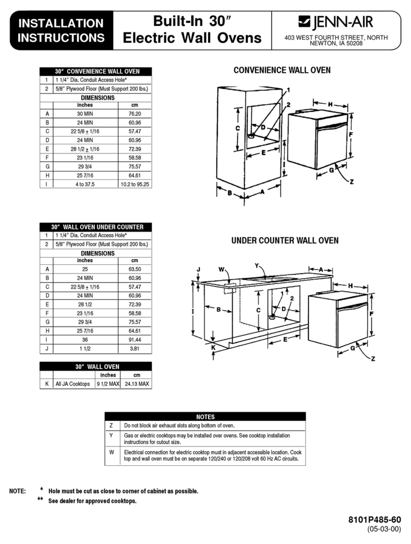 Jenn-Air JJW7530DDS installation instructions