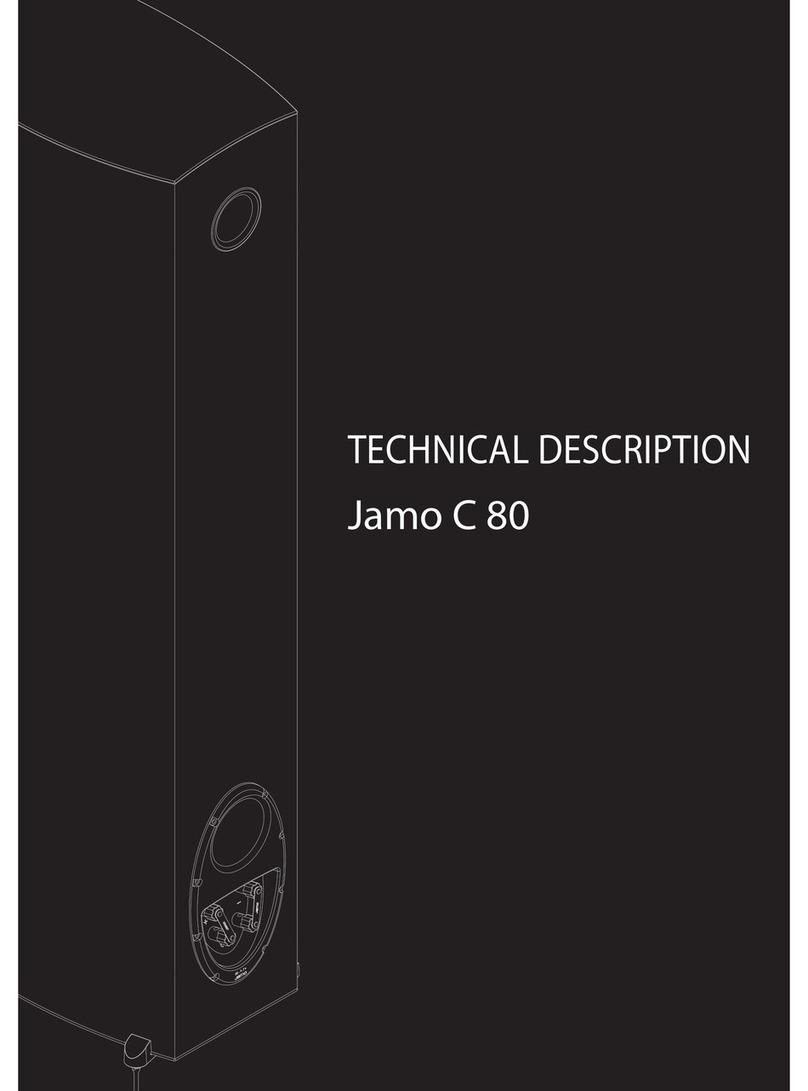 JAMO C 80 SUR User manual