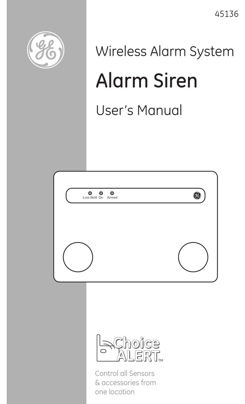 GE Choice-Alert 45136 user manual
