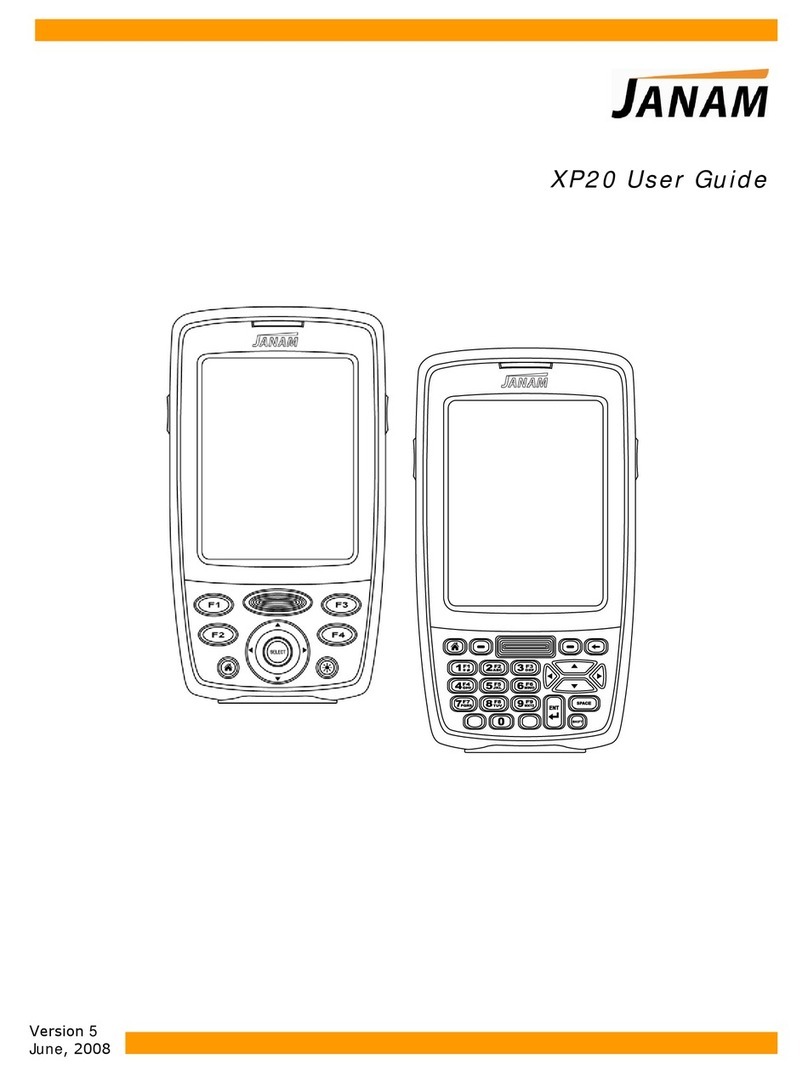 Janam XP20 User manual