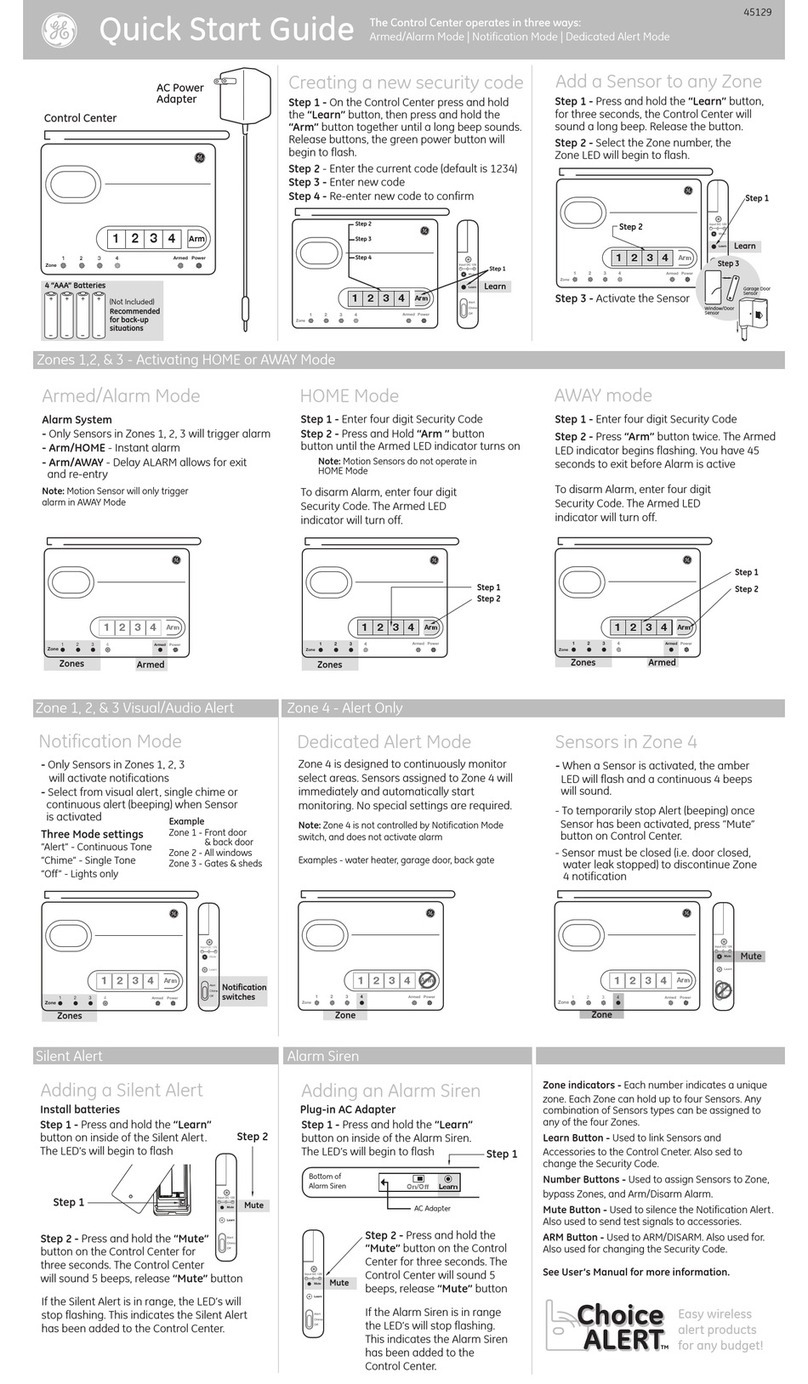 GE 45129 User manual