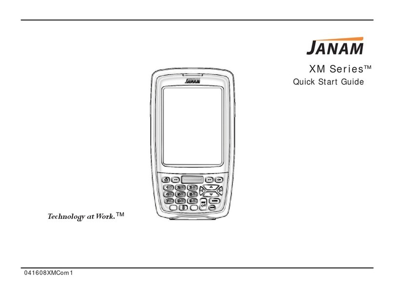 Janam XM60 User manual